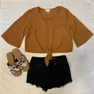 American eagle shorts and blouse
